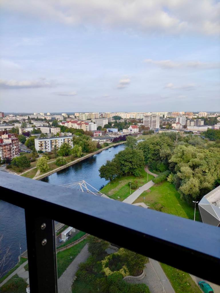 Apartament River Tower W Bydgoszczy Na14 Kondygnacji Zewnętrze zdjęcie