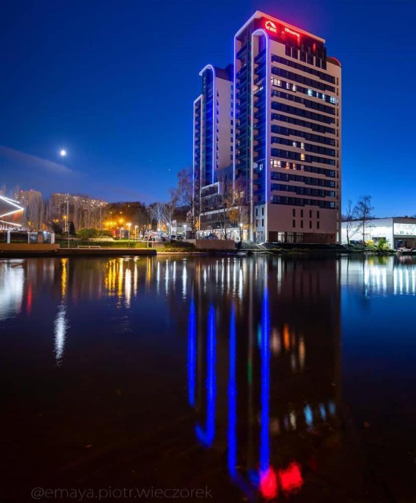 Apartament River Tower W Bydgoszczy Na14 Kondygnacji Zewnętrze zdjęcie