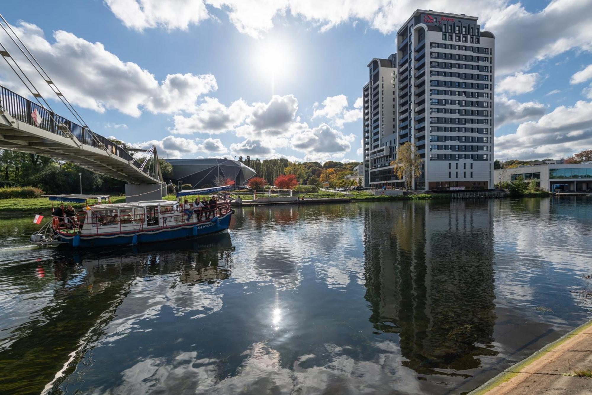 Apartament River Tower W Bydgoszczy Na14 Kondygnacji Zewnętrze zdjęcie